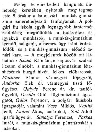 Cikkr�szlet a Somogyv�rmegy�b�l