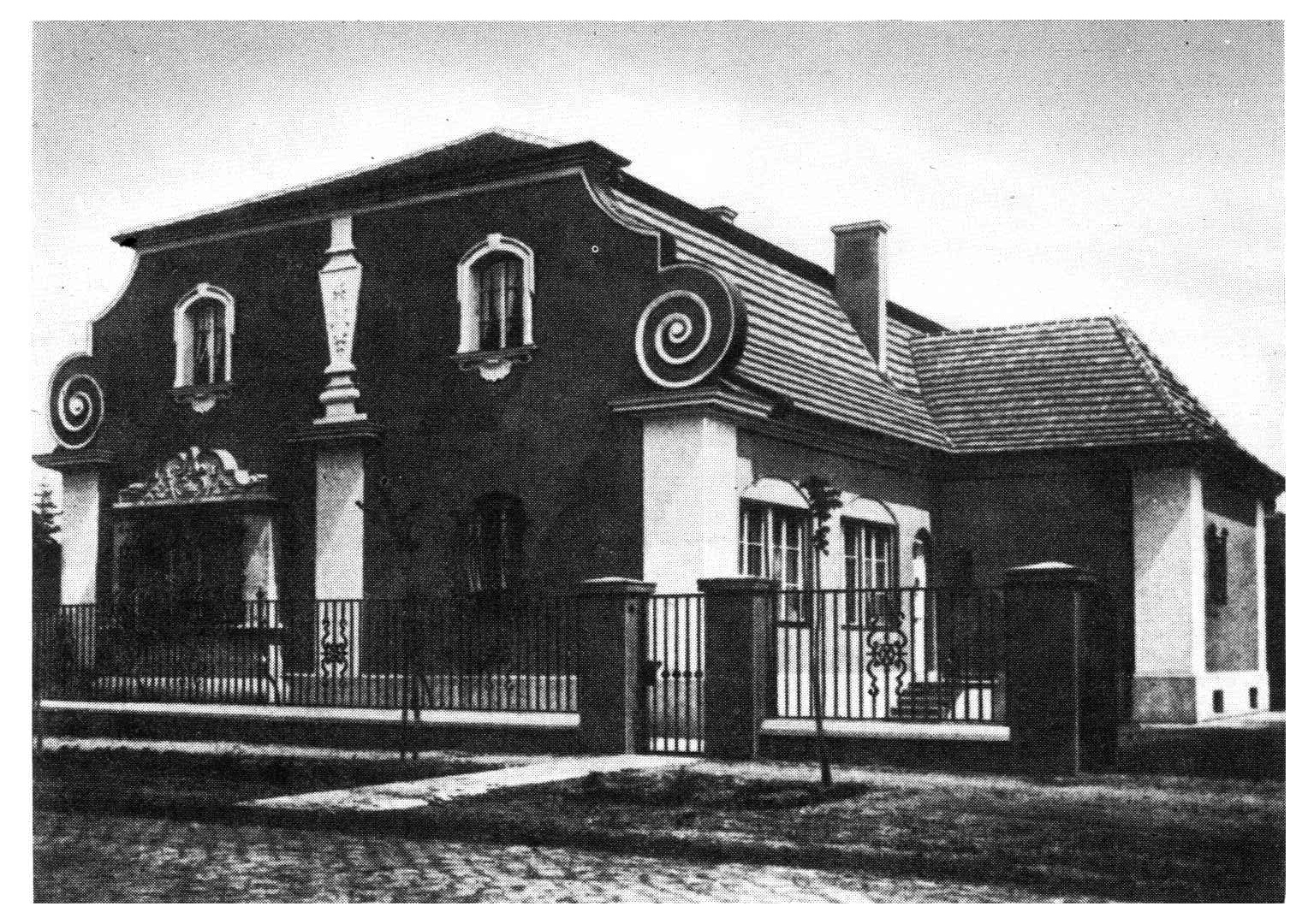 A gyomai Kner-villa egy r�gi fot�n