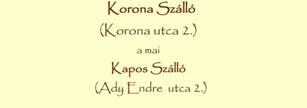Kapos Szálló (Korona Szálló)