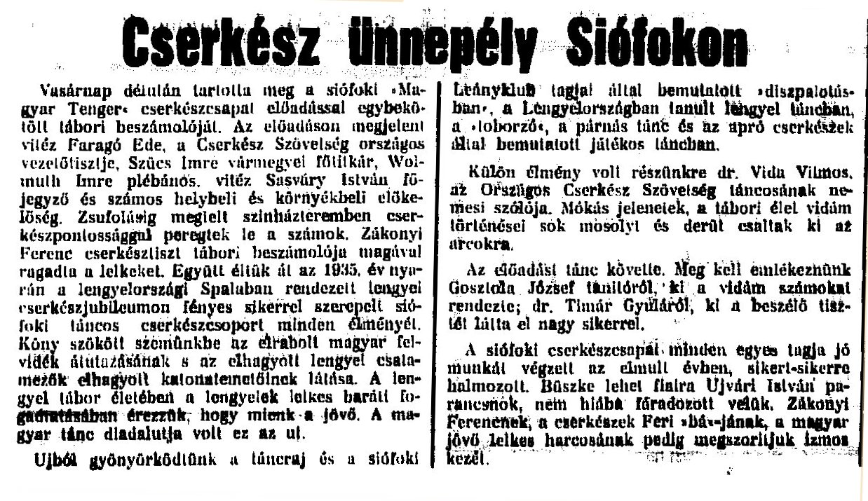 Balatoni Kur�r 1936.