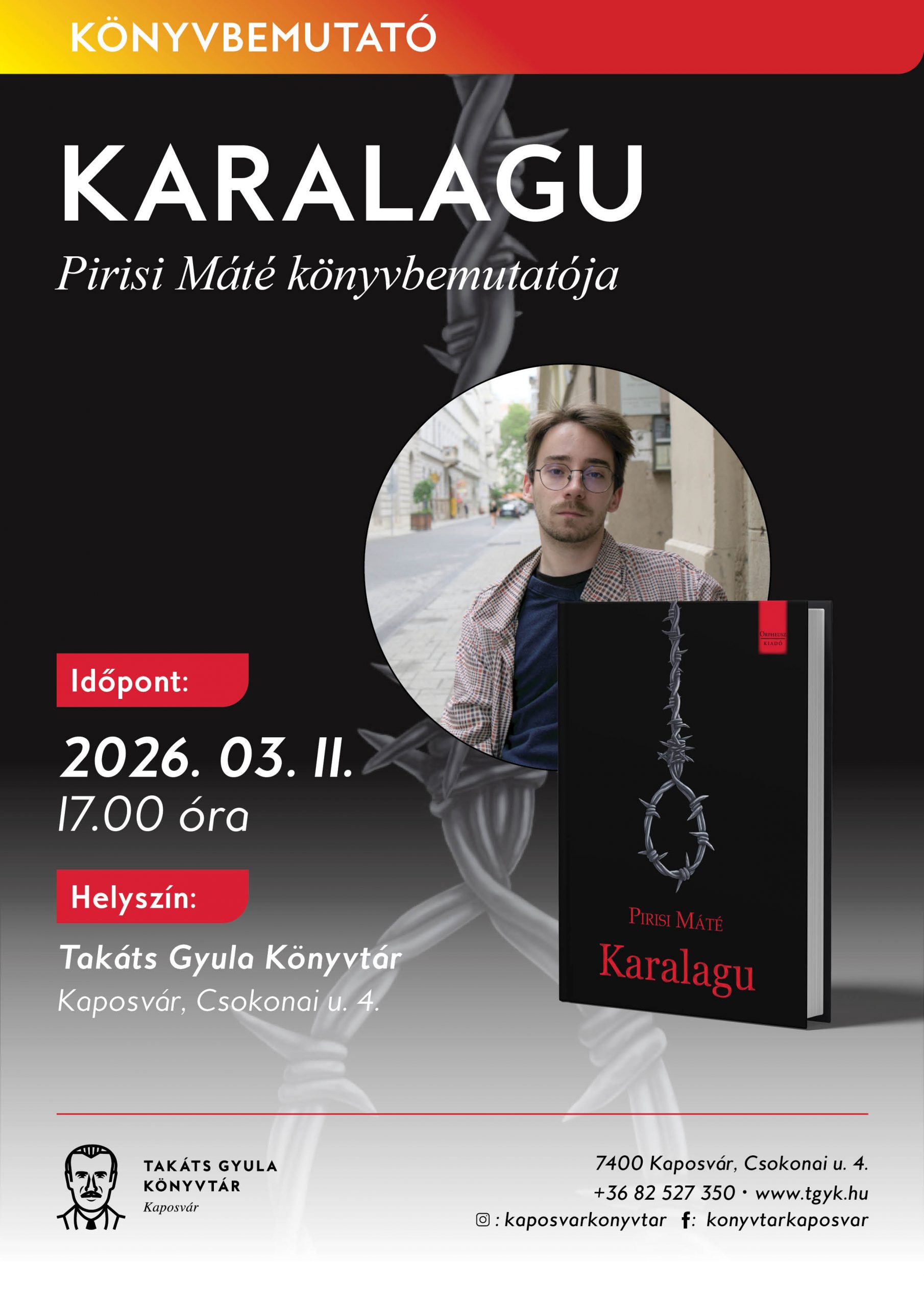 tgyk_karalagu_konyvbemutato_poster_A4