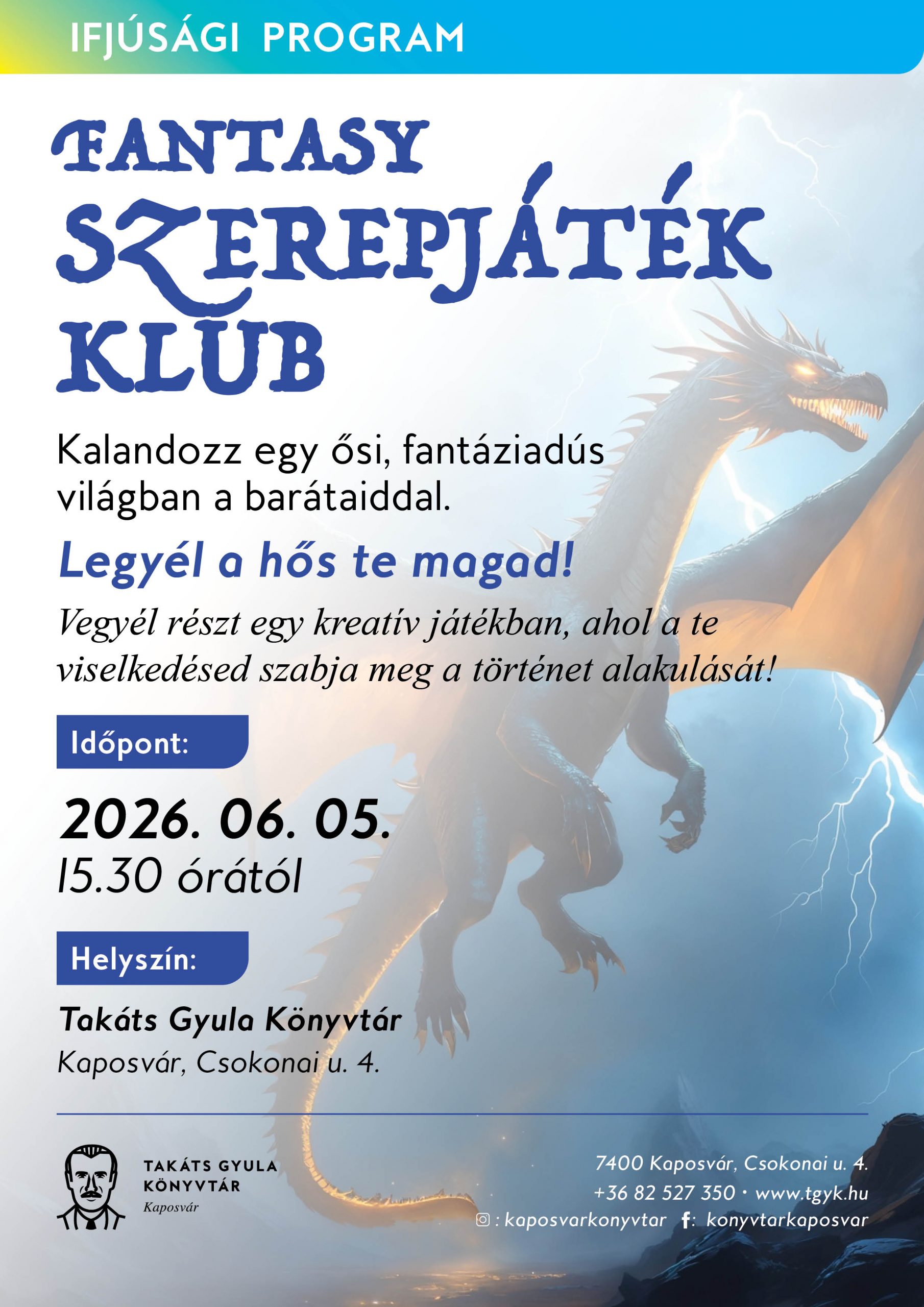 tgyk_fantasy_szerepjatek_klub_poster_A4_20260605