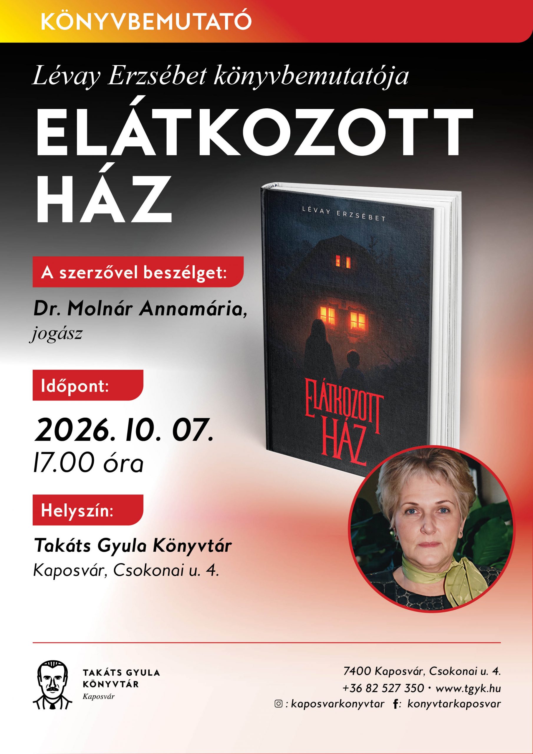 tgyk_levay_erzsebet_konyvbemutato_poster_A4